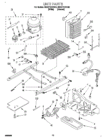 09 - Unit parts for Whirlpool Refrigerator ED22PSXDW02 from AppliancePartsPros.com