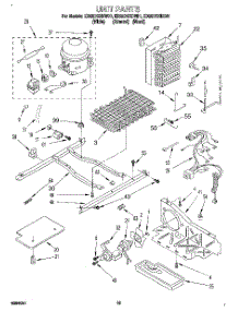 10 - Unit parts for Whirlpool Refrigerator ED22DSXDN01 from AppliancePartsPros.com