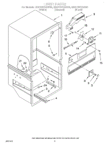 02 - Liner parts for Whirlpool Refrigerator EB21DKXAN00 from AppliancePartsPros.com