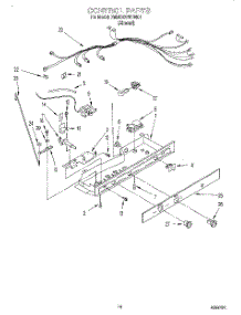 09 - Control parts for Whirlpool Refrigerator 7MED20TWDN01 from AppliancePartsPros.com