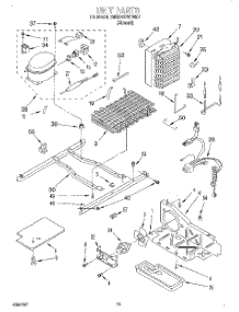 10 - Unit parts for Whirlpool Refrigerator 7MED20TWDN01 from AppliancePartsPros.com
