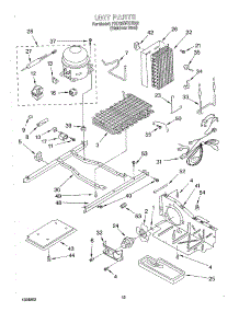 09 - Unit parts for Whirlpool Refrigerator 7GD25SFXHS02 from AppliancePartsPros.com