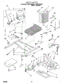 09 - Unit parts for Whirlpool Refrigerator ED22PWXDN01 from AppliancePartsPros.com