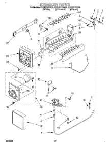 11 - Icemaker parts for Whirlpool Refrigerator ED22HDXBN00 from AppliancePartsPros.com