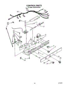 09 - Control, Lit / Optional parts for Whirlpool Refrigerator ED20SKXWW00 from AppliancePartsPros.com