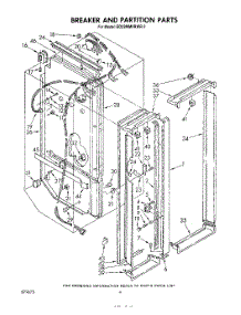 03 - Breaker And Partition parts for Whirlpool Refrigerator ED22MMXRWR2 from AppliancePartsPros.com