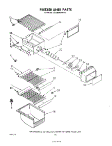 06 - Freezer Liner parts for Whirlpool Refrigerator ED22MMXRWR2 from AppliancePartsPros.com