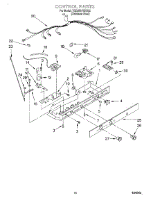 11 - Control parts for Whirlpool Refrigerator 7GD25SFXHS02 from AppliancePartsPros.com