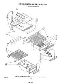 09 - Refrigerator Interior , Lit / Optional parts for Whirlpool Refrigerator ED22MMXRWR2 from AppliancePartsPros.com