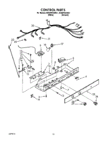 08 - Control, Lit / Optional parts for Whirlpool Refrigerator ED20PKXAN01 from AppliancePartsPros.com