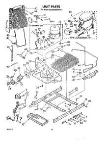10 - Unit parts for Whirlpool Refrigerator ED22MMXRWR2 from AppliancePartsPros.com