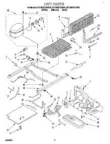 05 - Unit parts for Whirlpool Refrigerator 8ET20DKXBG00 from AppliancePartsPros.com