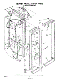 03 - Breaker And Partition parts for Whirlpool Refrigerator ED22MM1LWR1 from AppliancePartsPros.com