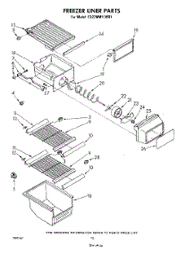 06 - Freezer Liner parts for Whirlpool Refrigerator ED22MM1LWR1 from AppliancePartsPros.com