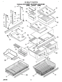 04 - Shelf, Lit / Optional parts for Whirlpool Refrigerator EB21DKXDN01 from AppliancePartsPros.com