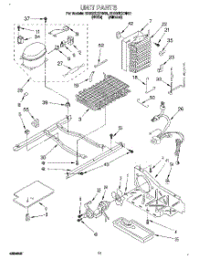 07 - Unit parts for Whirlpool Refrigerator ED20ZKXDN01 from AppliancePartsPros.com
