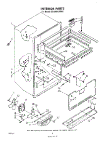 05 - Interior parts for Whirlpool Refrigerator EB19AK1LWR0 from AppliancePartsPros.com