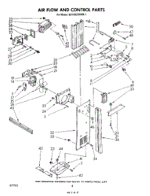 05 - Air Flow And Control parts for Whirlpool Refrigerator ED19SCXRWR1 from AppliancePartsPros.com