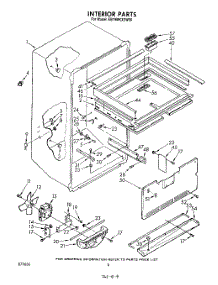 05 - Interior parts for Whirlpool Refrigerator EB19MKXSW00 from AppliancePartsPros.com