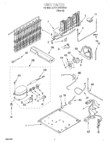 04 - Unit parts for Whirlpool Refrigerator 7ET18PKXFN00 from AppliancePartsPros.com