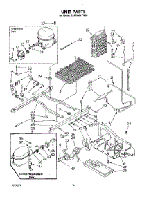 10 - Unit parts for Whirlpool Refrigerator ED22DWXTM00 from AppliancePartsPros.com