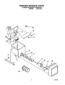 05 - Freezer Interior parts for Whirlpool Refrigerator ED22PWXAN11 from AppliancePartsPros.com