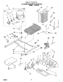 07 - Unit parts for Whirlpool Refrigerator ED22PKXBW10 from AppliancePartsPros.com
