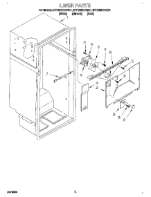02 - Liner parts for Whirlpool Refrigerator 8ET20NKXAW01 from AppliancePartsPros.com