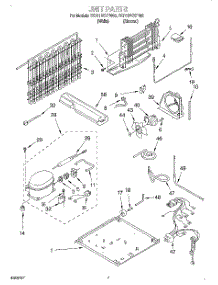 04 - Unit parts for Whirlpool Refrigerator 7ET21PKXFN00 from AppliancePartsPros.com