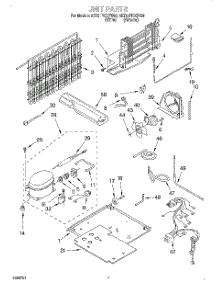04 - Unit parts for Whirlpool Refrigerator 8ET21PKXFW00 from AppliancePartsPros.com