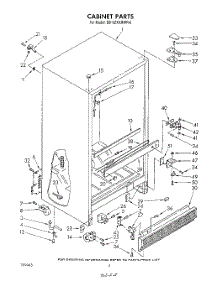 03 - Cabinet parts for Whirlpool Refrigerator EB19ZKXRWR0 from AppliancePartsPros.com