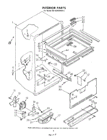05 - Interior parts for Whirlpool Refrigerator EB19ZKXRWR0 from AppliancePartsPros.com