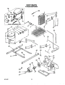 07 - Unit parts for Whirlpool Refrigerator ED20PKXXN00 from AppliancePartsPros.com