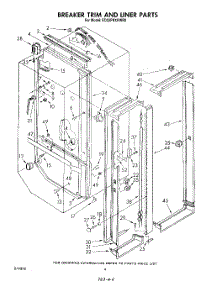 03 - Breaker, Trim And Liner parts for Whirlpool Refrigerator ED22PRXRWR0 from AppliancePartsPros.com