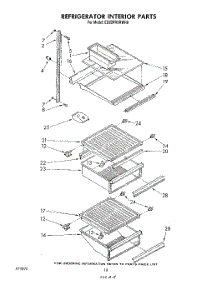 10 - Refrigerator Interior , Lit / Optional parts for Whirlpool Refrigerator ED22PRXRWR0 from AppliancePartsPros.com