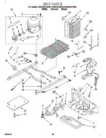 10 - Unit parts for Whirlpool Refrigerator ED22DSXDW00 from AppliancePartsPros.com