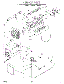 11 - Icemaker parts for Whirlpool Refrigerator ED22DSXDW00 from AppliancePartsPros.com
