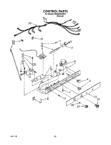 13 - Control parts for Whirlpool Refrigerator ED22DQXXN01 from AppliancePartsPros.com