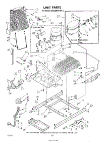 10 - Unit parts for Whirlpool Refrigerator ED22EMXPWR2 from AppliancePartsPros.com