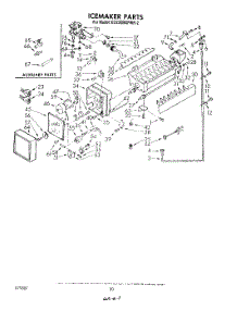11 - Icemaker parts for Whirlpool Refrigerator ED22EMXPWR2 from AppliancePartsPros.com