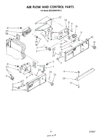 12 - Air Flow And Control parts for Whirlpool Refrigerator ED22EMXPWR2 from AppliancePartsPros.com