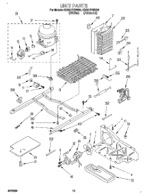 09 - Unit parts for Whirlpool Refrigerator ED22HPXBN00 from AppliancePartsPros.com