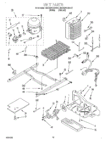 09 - Unit, Lit / Optional parts for Whirlpool Refrigerator 9ED22PKXDN00 from AppliancePartsPros.com