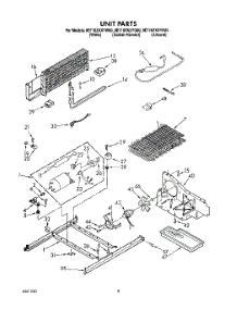06 - Unit parts for Whirlpool Refrigerator 8ET18ZKXYW00 from AppliancePartsPros.com