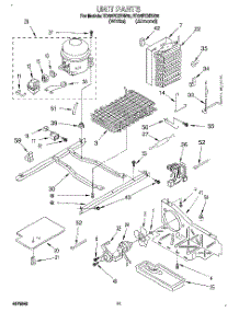 07 - Unit parts for Whirlpool Refrigerator ED22PKXBW00 from AppliancePartsPros.com