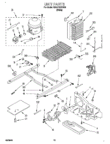 09 - Unit parts for Whirlpool Refrigerator ED22PBXBW01 from AppliancePartsPros.com