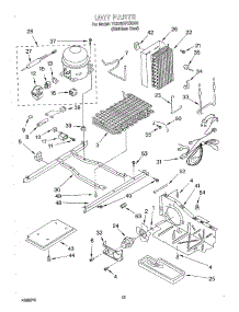 09 - Unit parts for Whirlpool Refrigerator 7GD25SFXHS00 from AppliancePartsPros.com