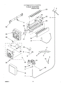12 - Ice Maker, Optional parts for Whirlpool Refrigerator 7GD25SFXHS00 from AppliancePartsPros.com