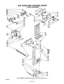 03 - Airflow And Control parts for Whirlpool Refrigerator ED19AKXRWR3 from AppliancePartsPros.com