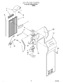 04 - Air Flow parts for Whirlpool Refrigerator 7MED20TQFW00 from AppliancePartsPros.com